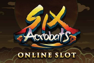 Microgaming Six Acrobats Slot Logo